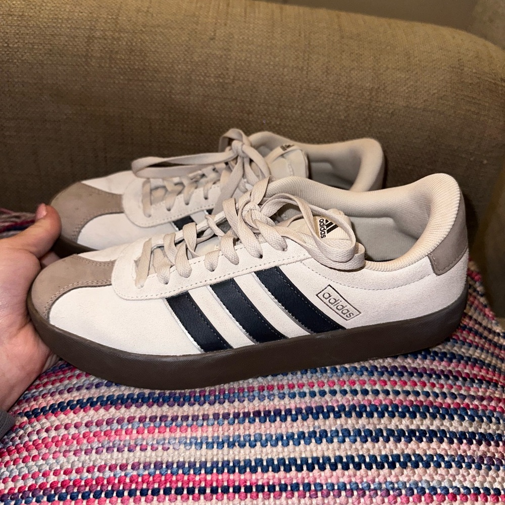 Adidas Originals VL Court 3.0 Sneakers in White/Gray/Black, Gazelle, Sambas